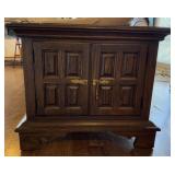 Vntg Side Table Cabinet