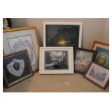 7pc. Home Decor Framed Prints