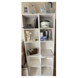 2pc Cube Shelves w/Contents