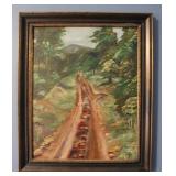 Haitian Painting Framed & Signed
