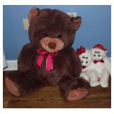 Teddy Bear & Monkey Couple Stuffed Animals