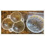 2pc Moonstone / Opalescent Glass - Chipped