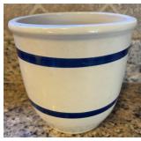 RRP Co Rosevulle Pottery Blue Band Crock