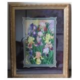 2006 Signed Vern Hippensyeal Iris Print Framed