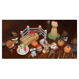 Miniature Fall Harvest/ Thanksgiving Figurines