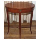 Vintage Oval Wooden Side Table