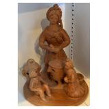 Hand Sculpted Terracotta Figure