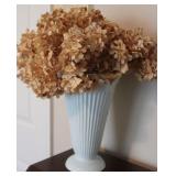 Baby Blue Vase w/ Dried Flowers