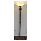 Vintage Heavy Ram Head Floor Lamp