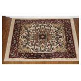 Medallion Style Small Square Rug