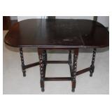 Vintage Wooden Drop Leaf Table