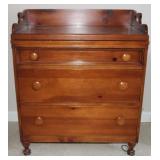 Vintage Shop Wooden 3 Drawer Dresser