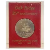 Oak Ridge 25th Anniversary Commemorative Coin