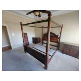 Mahogony 4 Post King Size Bed  (Bed Only)