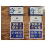 2004 United States Proof Coins - 2 Sets