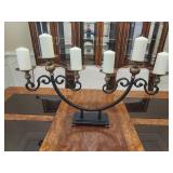 Vintage Cast Iron Candelabra