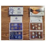 2000 & 2018 United States Proof Coins - 2 Sets