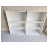 (Set of 2) Book Shelves 24x9x36