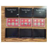 1981 United States Proof Coins - 3 Sets