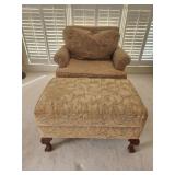 Vintage Lounge Chair w/Ottoman