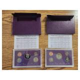 1989 United States Proof Coins - 2 Sets