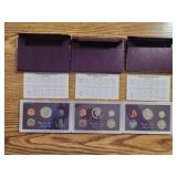1986 United States Proof Coins - 3 Sets