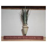 How Do I Love Thee Sign & Flowers