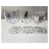 Set of 3 Schlitz Malt Liquor Glasses