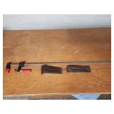 Bessey Clutch Clamp & 2 Splitting Wedge