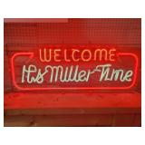 Vintage Miller Time Sign