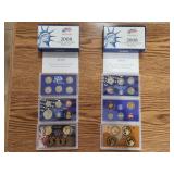 2008 United States Proof Coins - 2 Sets