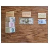 Vintage Foreign Currency Assortment