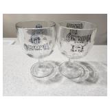 Set of 2 Olympia Thumbprint Glasses