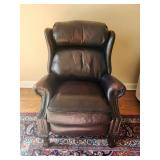 Danbury Low Leg Leather Recliner 31x36x33