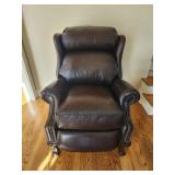 Danbury Low Leg Leather Recliner 31x36x33