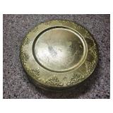 Set of 14 Vintage Gold Metal Charger