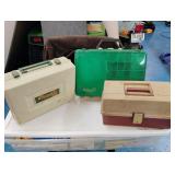 3 Vintage Tackle Boxes - Read Details