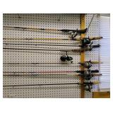8 Fishing Rods & Reels