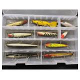 9 Topwater, 1 Crankbait Lures in BPS Box