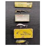 South Bend, Creek Chub, Jeffers Lures in Boxes