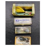 4 Vintage Lures in Original Boxes