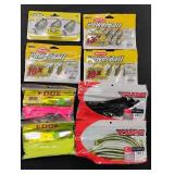 8 New Packs of Plastic Lures