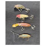 4 Heddon River Runt Lures