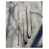 3 Fly Rods, 1 Partial