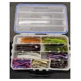 Watertight Box with Plastic Worms
