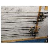 9 Fishing Rods & Reels