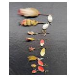 8 Vintage Spinner Lures