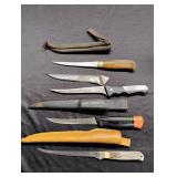 4 Filet Knives
