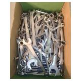 Box of Metric & Standard Wrenches