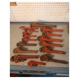 13 Ridgid Pipe Wrenches & More